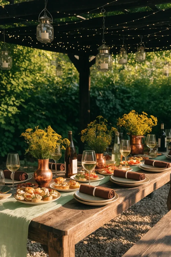 Catering and event hosting table setup, the business behind this WhatsApp ordering bot